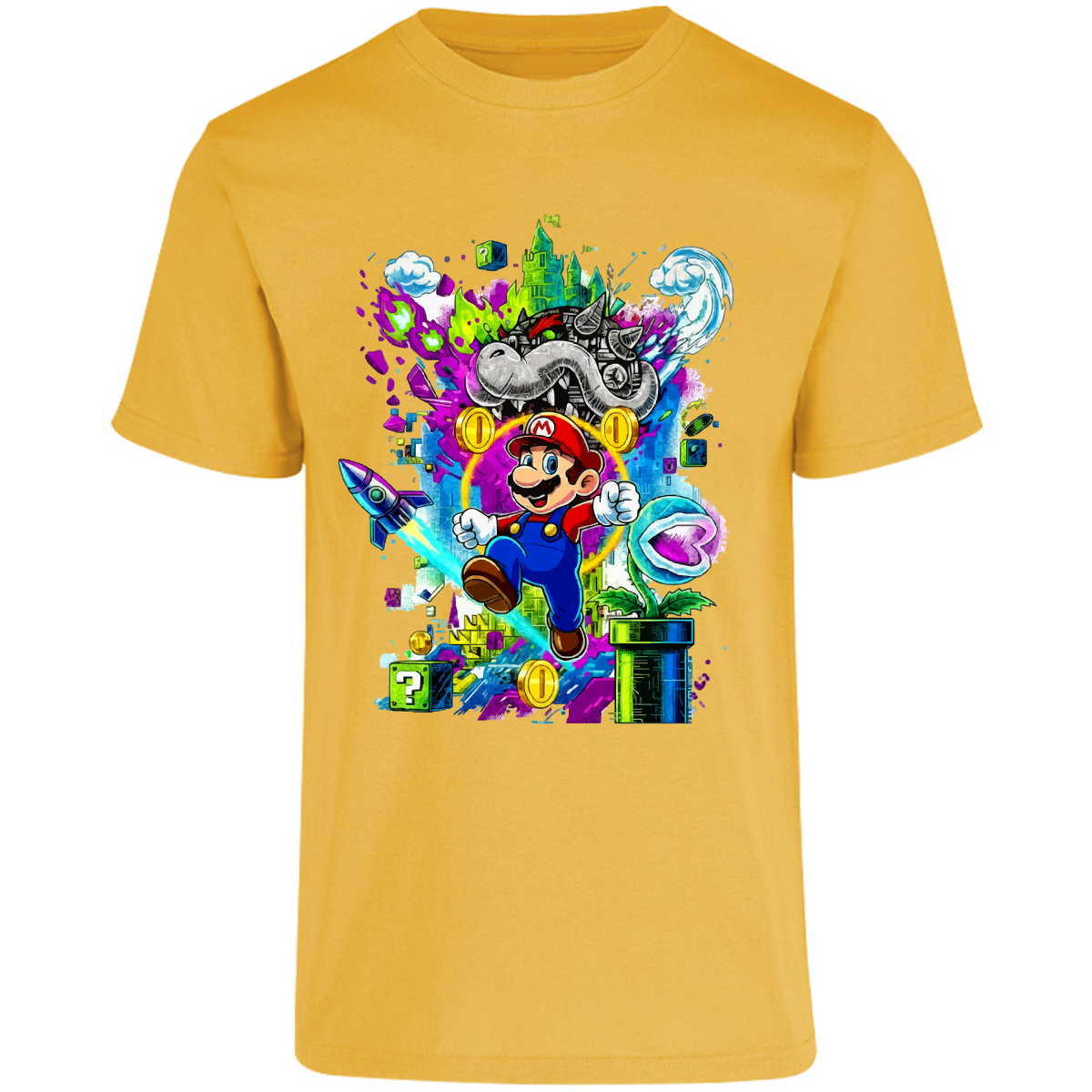 Playera Mario bros - peso completo - caballero - Inspiralook