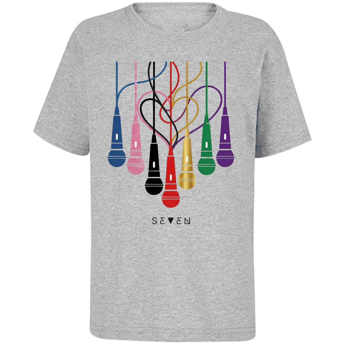 Playera mic seven - niñ@ - Inspiralook