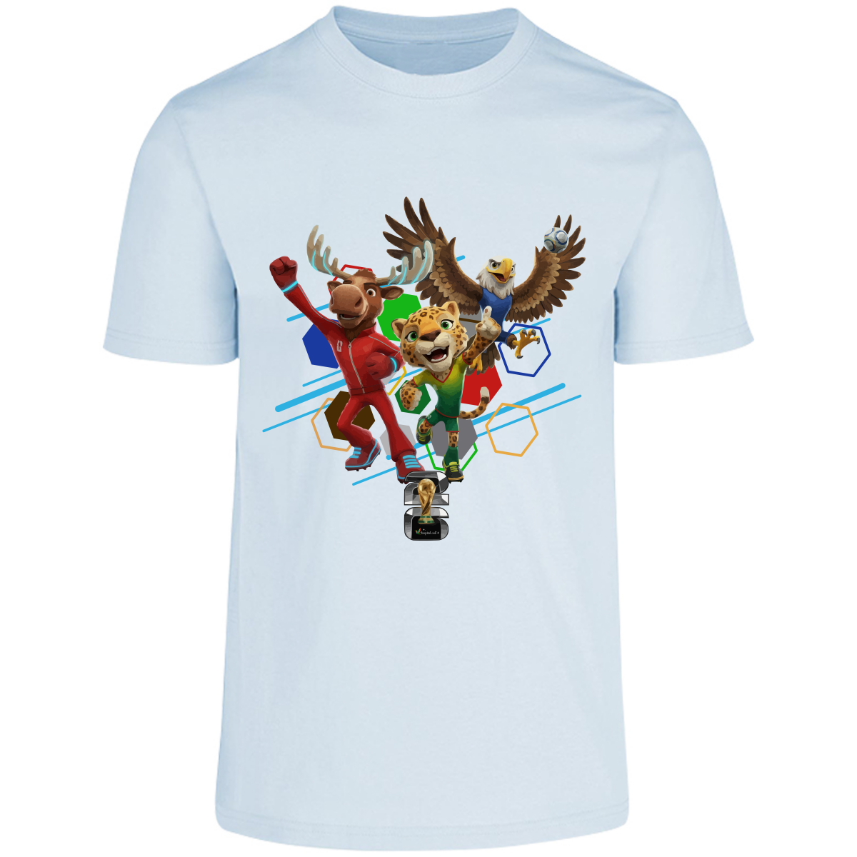 Playera mundial - peso completo - caballero/unisex - Inspiralook