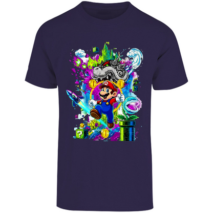 Playera Mario bros - peso completo - caballero - Inspiralook