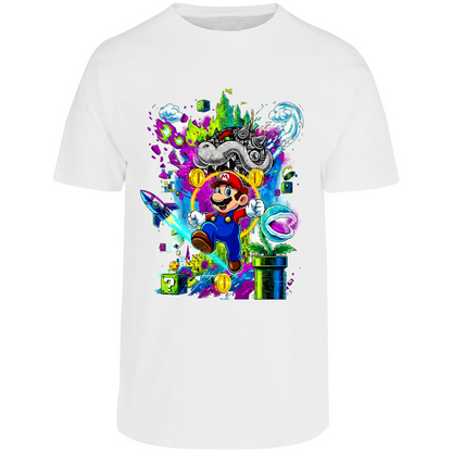 Playera Mario bros - peso completo - caballero - Inspiralook