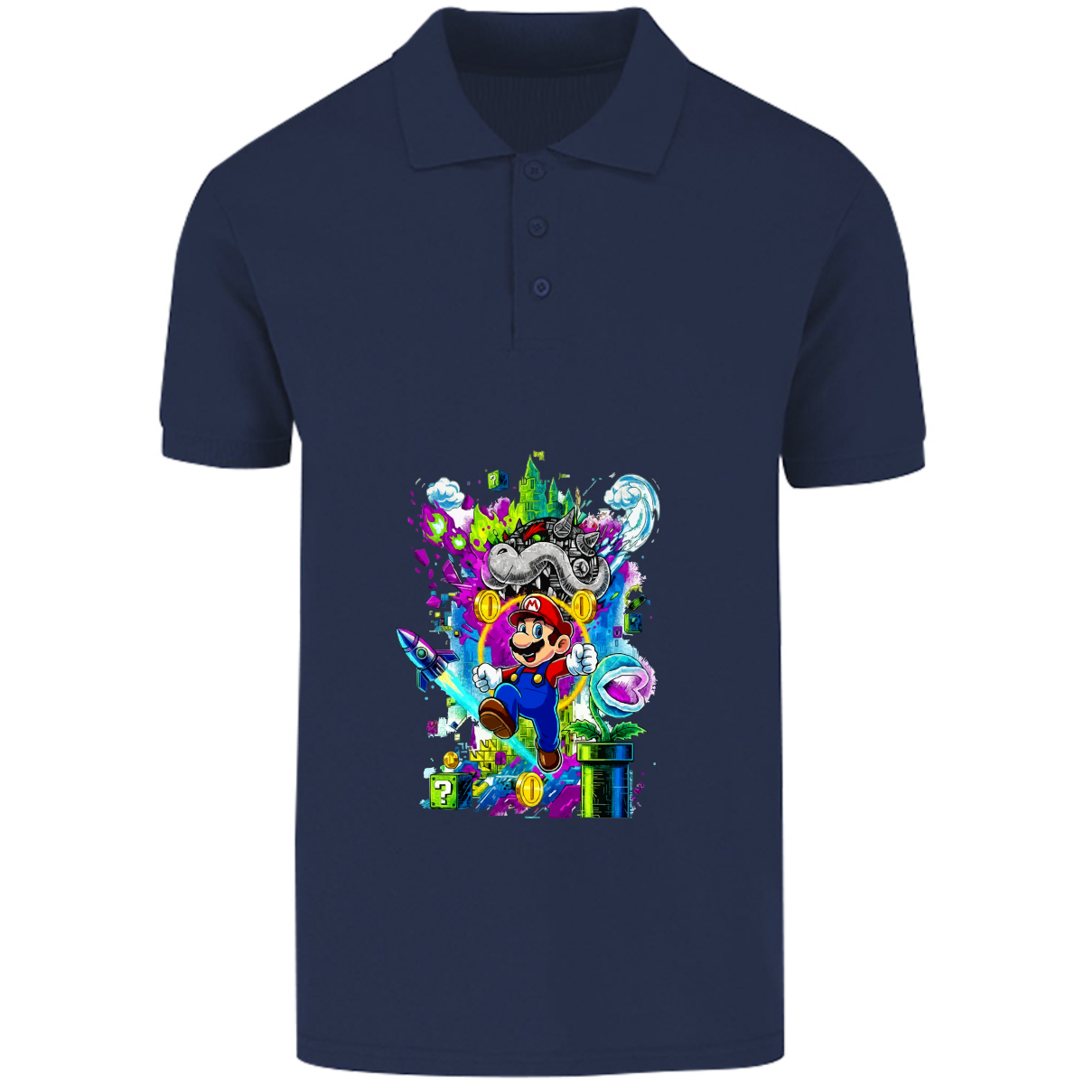Playera Mario bros - polo - caballero - Inspiralook