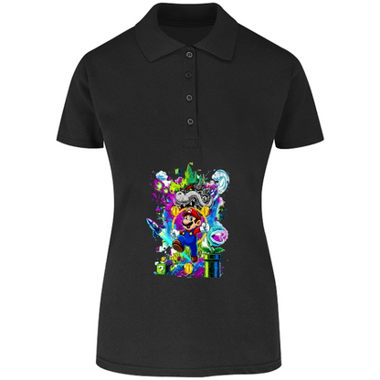 Playera Mario bros - polo - dama - Inspiralook