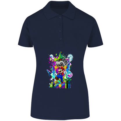 Playera Mario bros - polo - dama - Inspiralook