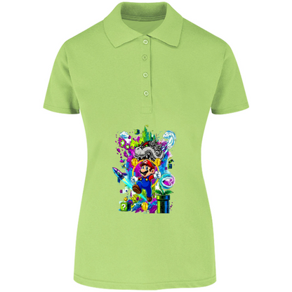 Playera Mario bros - polo - dama - Inspiralook