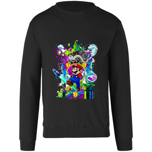 Sudadera Mario bros - manga larga - niñ@/joven - Inspiralook