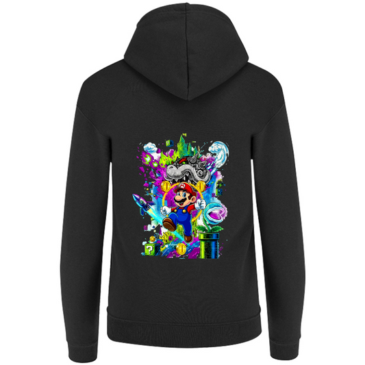 Sudadera Mario bros - con capucha - niñ@/joven - estampado detras - Inspiralook