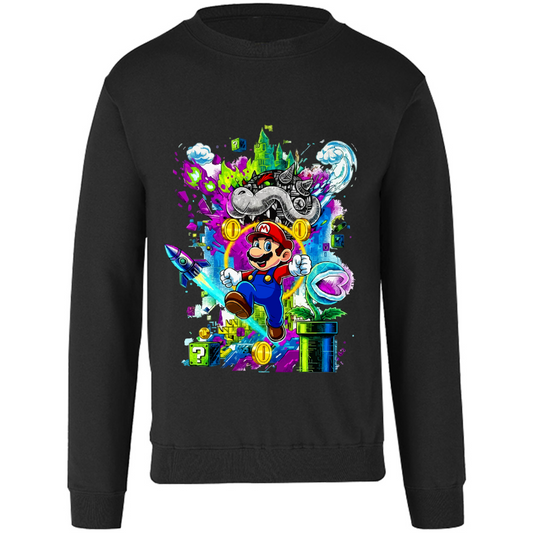Sudadera Mario bros - manga larga - unisex - Inspiralook