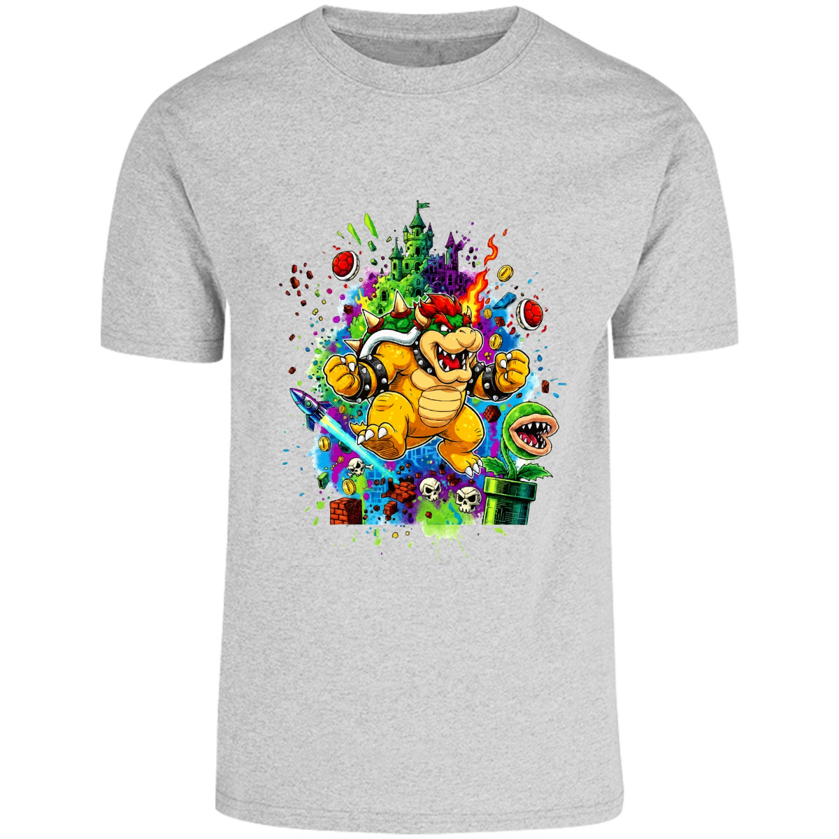 Playera bowser - joven - Inspiralook