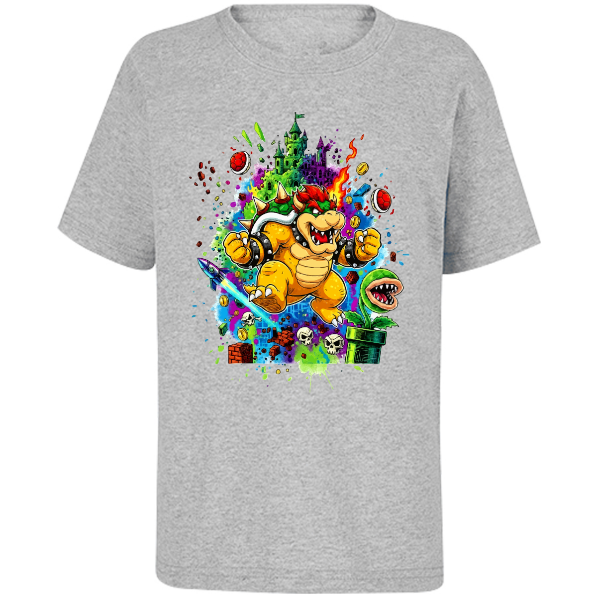 Playera bowser - niñ@ - Inspiralook