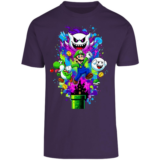 Playera luigi - peso medio - caballero/unisex - Inspiralook