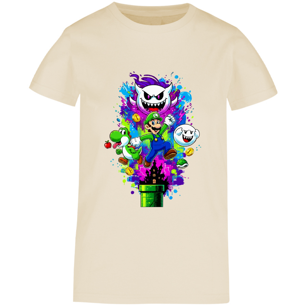 Playera luigi - peso medio - dama - Inspiralook