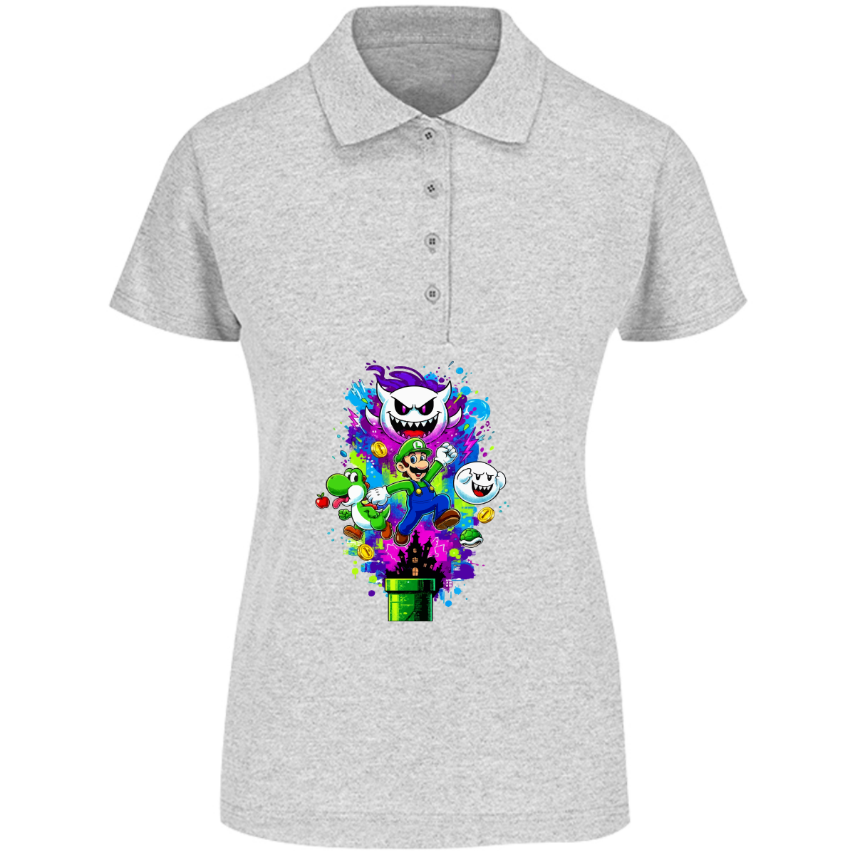 Playera luigi - polo - dama - Inspiralook