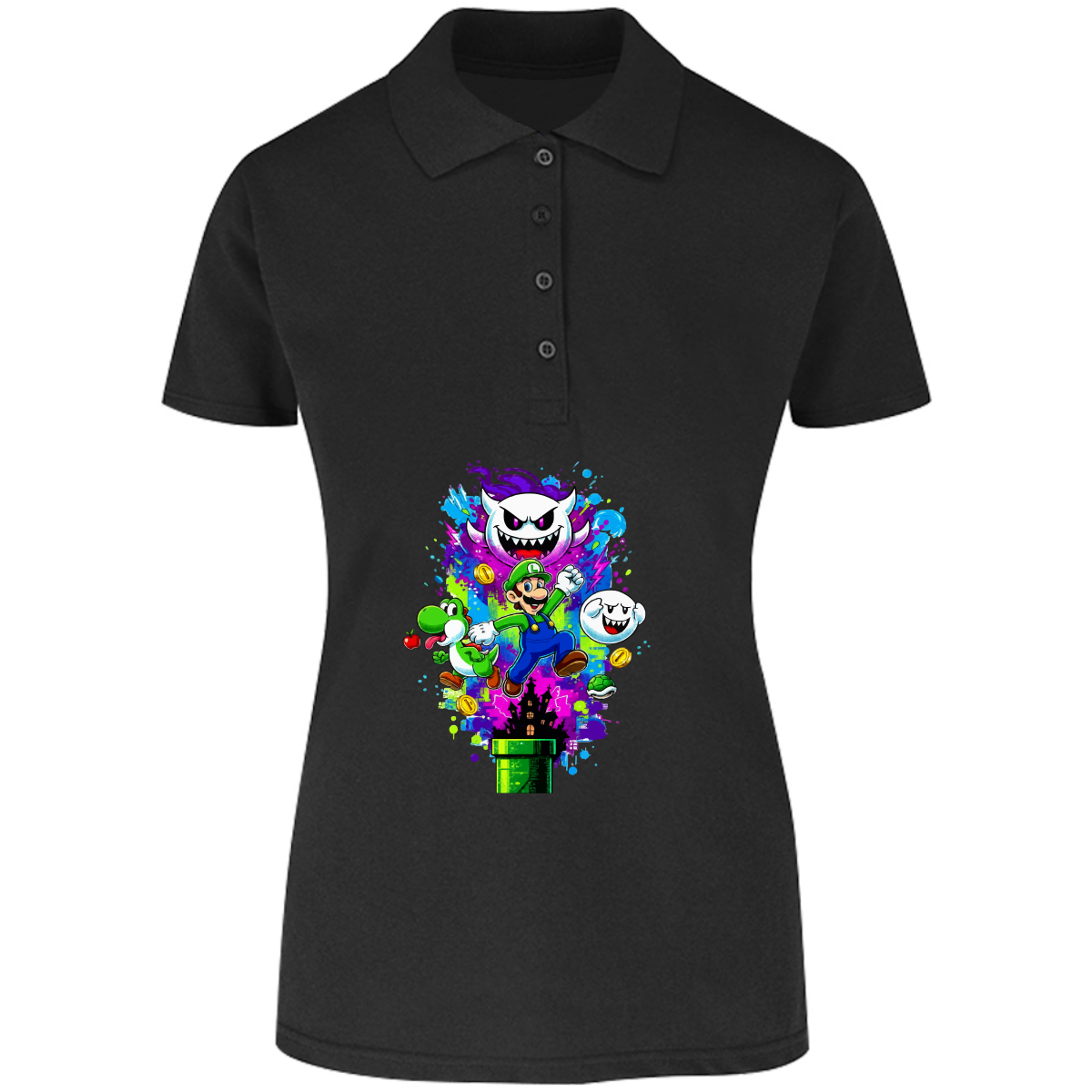 Playera luigi - polo - dama - Inspiralook