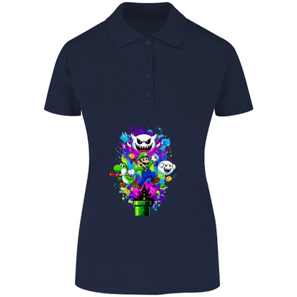 Playera luigi - polo - dama - Inspiralook