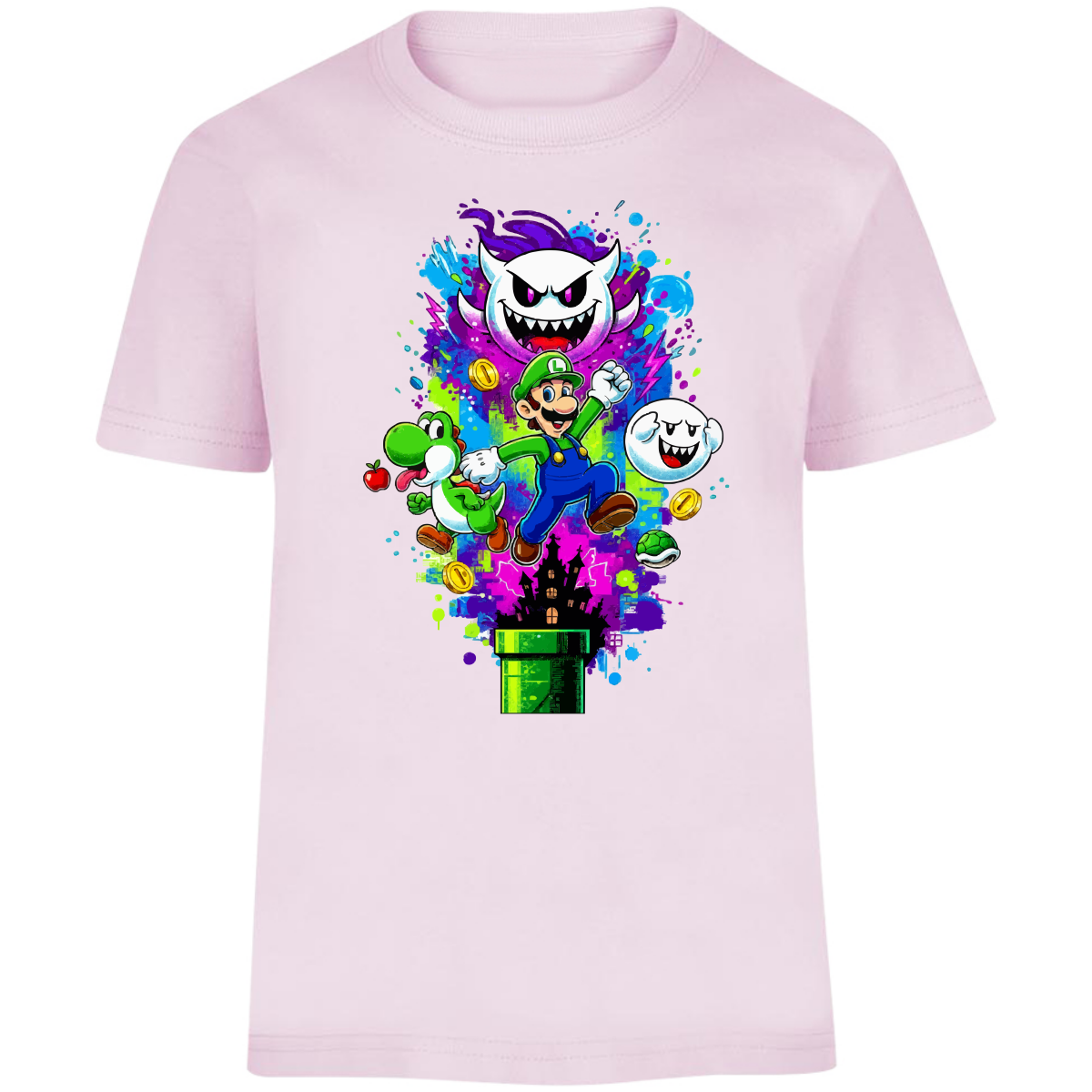 Playera luigi - niñ@ - Inspiralook