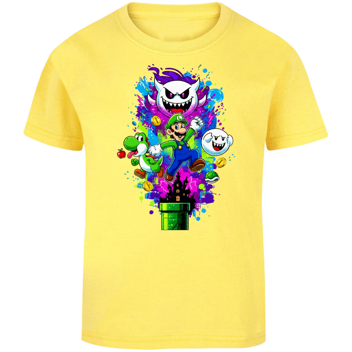 Playera luigi - niñ@ - Inspiralook