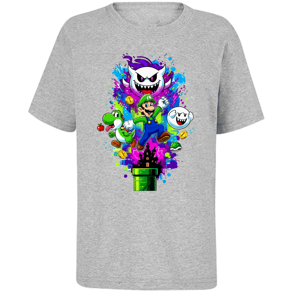 Playera luigi - niñ@ - Inspiralook