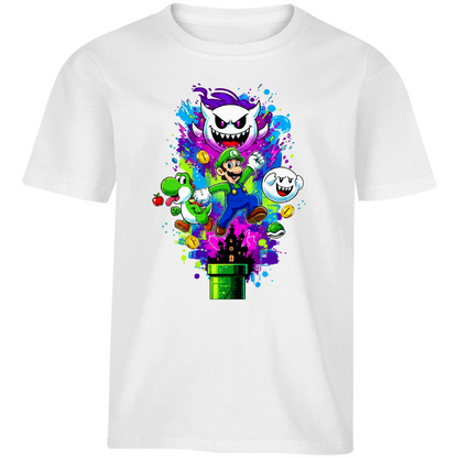 Playera luigi - niñ@ - Inspiralook