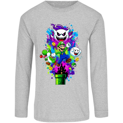Playera luigi - manga larga - niñ@/joven - Inspiralook