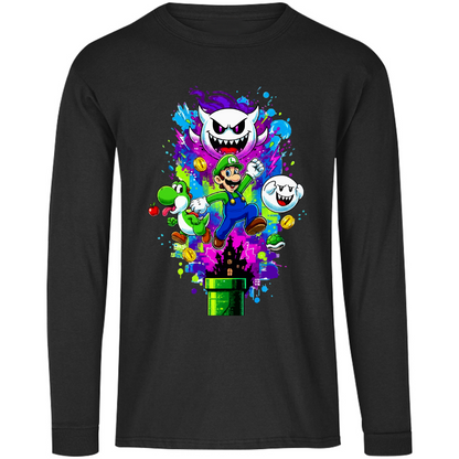 Playera luigi - manga larga - niñ@/joven - Inspiralook
