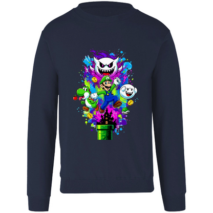 Sudadera luigi - manga larga - niñ@/joven - Inspiralook