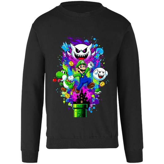 Sudadera luigi - manga larga - unisex - Inspiralook