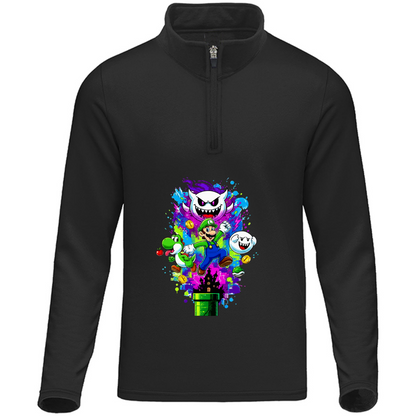 Sudadera luigi - cuarto de cierre - unisex - Inspiralook