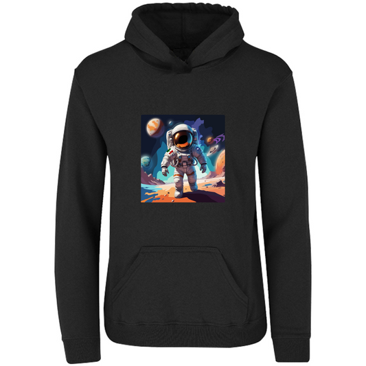 Sudadera astronauta - con capucha - niñ@/joven - estampado frente - Inspiralook