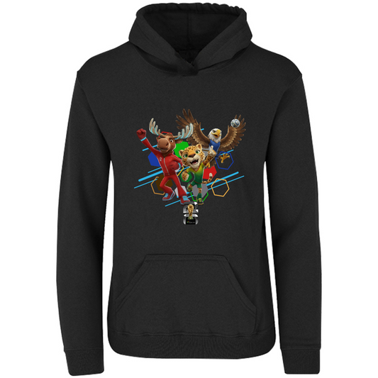 Sudadera mundial - con capucha - niñ@/joven - estampado frente - Inspiralook