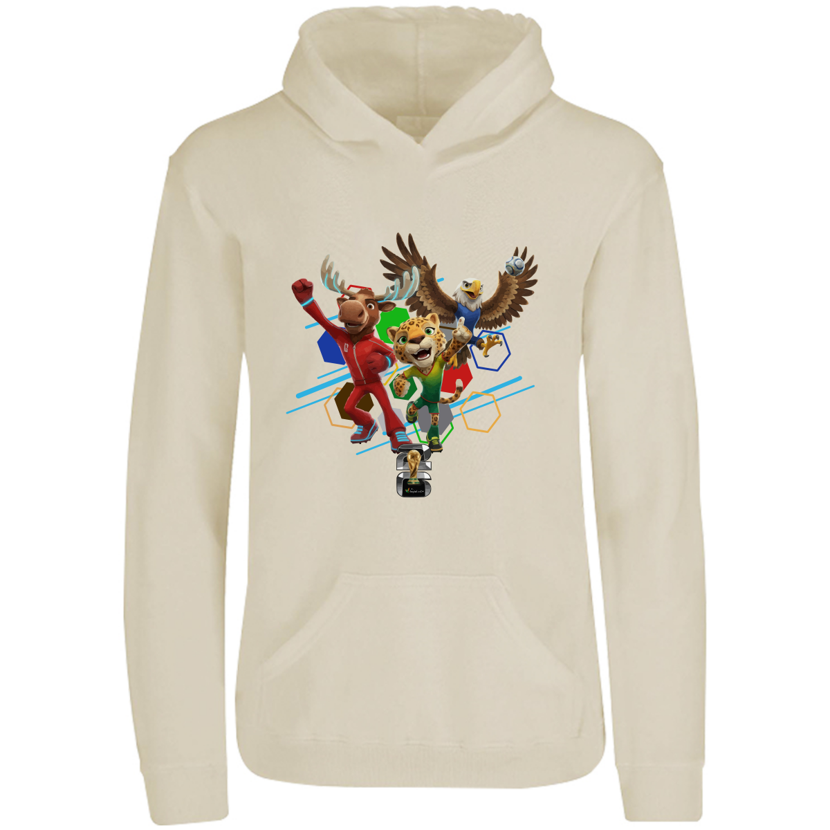 Sudadera mundial - con capucha - unisex - estampado frente - Inspiralook