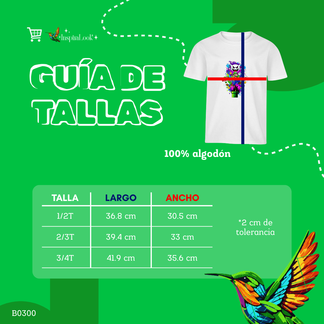 Playera luigi - bebe - Inspiralook