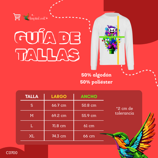 Sudadera luigi - manga larga - unisex - Inspiralook