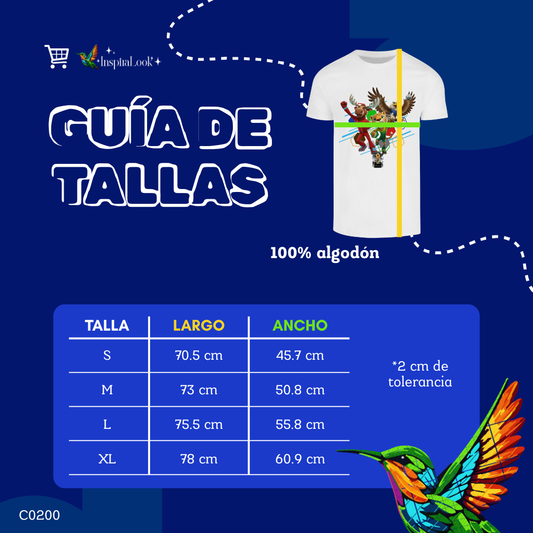 Playera mundial - peso medio - caballero/unisex - Inspiralook