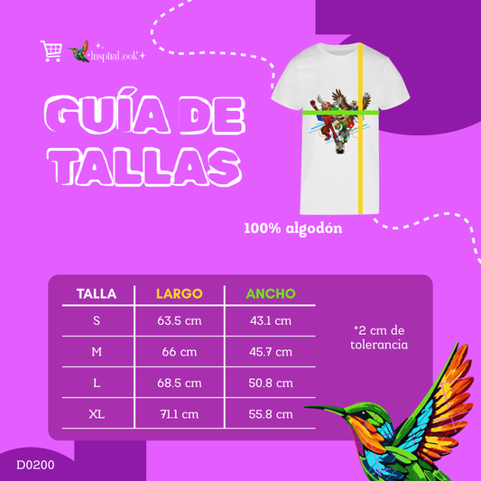 Playera mundial - peso medio - dama - Inspiralook