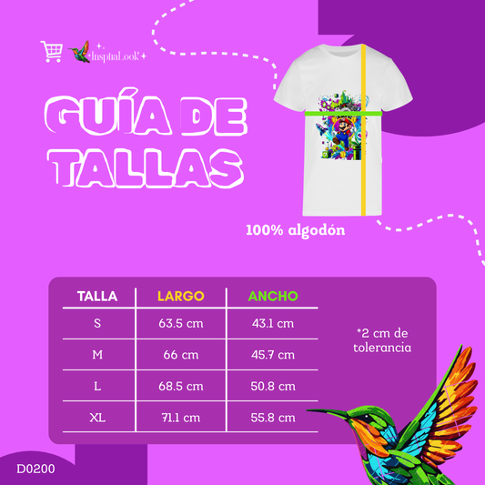 Playera Mario bros - peso medio - dama - Inspiralook