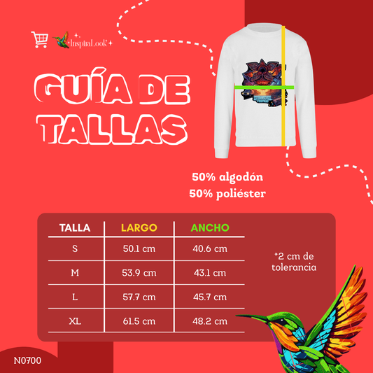 Sudadera stranger - manga larga - niñ@/joven - Inspiralook