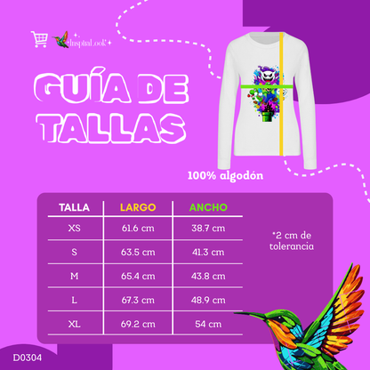 Playera luigi - manga larga - dama - Inspiralook