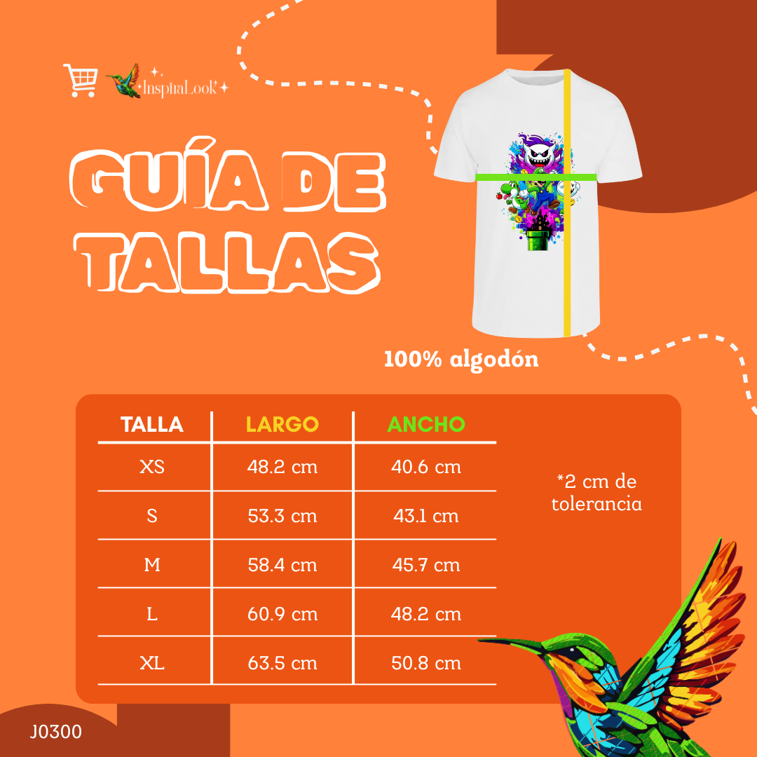 Playera luigi - joven - Inspiralook