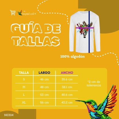 Playera mundial - manga larga - niñ@/joven - Inspiralook